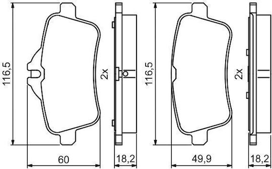 Bosch Disc Brake Pad Set