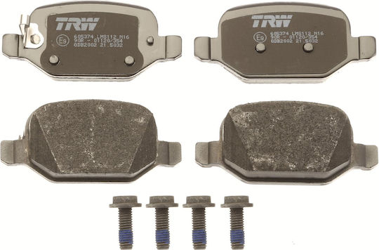 Set De Placute Pentru Frana Cu Discuri Spate Trw Fiat 500l 0.9-1.6d 09.12 Înălțime 43.9mm Lățime 95.8mm Grosime 17.0mm Senzor De Uzură Da