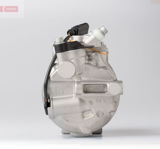 Denso Air Conditioning Compressor for Volkswagen Amarok Multivan T5 Transporter T5 2.0/2.0d 11.03-05.22 R134a 100mm 7seu17c Pag 46 140ml 6 Grooves