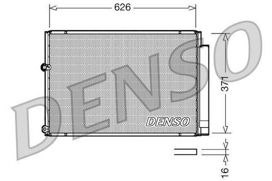 Radiator Clima Toyota Prius Hatchback Nhw20 Denso Dcn50018