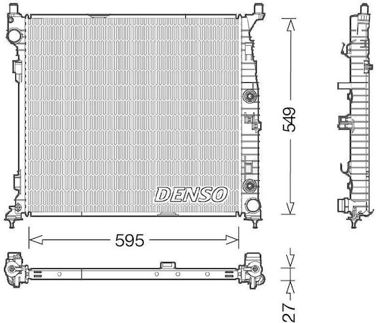Denso Radiator auto pentru Mercedes-Benz GLE - Magazin online
