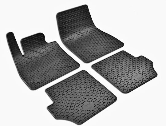 Umbrella Set Covorașe Față și Spate 4buc din Furtun pentru Ford Fiesta / Puma 2017+ Negre