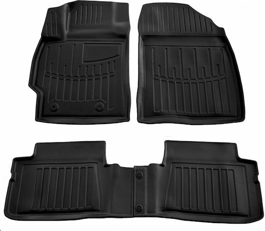Umbrella Set Covorașe Față și Spate 4buc din Furtun pentru Toyota Auris 2007-2012 Negre