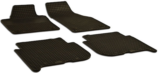 Umbrella Set Covorașe Față și Spate 4buc din Furtun pentru Volkswagen Turul 2003-2010 Negre