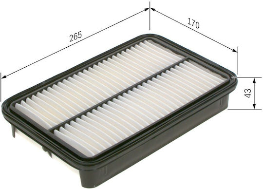 Bosch Car Air Filter for Mazda Xedos Toyota Corolla