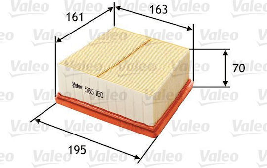 Air Filter Valeo 585160