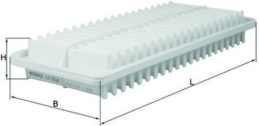 Knecht Air Filter Lexus Rx 3.3h 09.04-12.08 Height 51mm Width 157mm Length 366mm Filter Insert