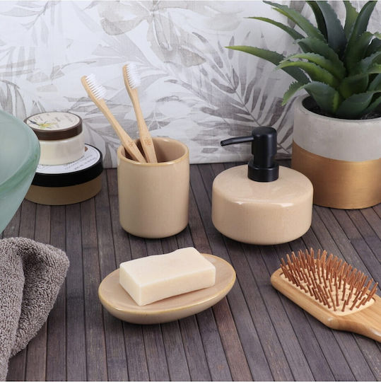 Atmosphera Ceramic Beige Dispenser 400ml