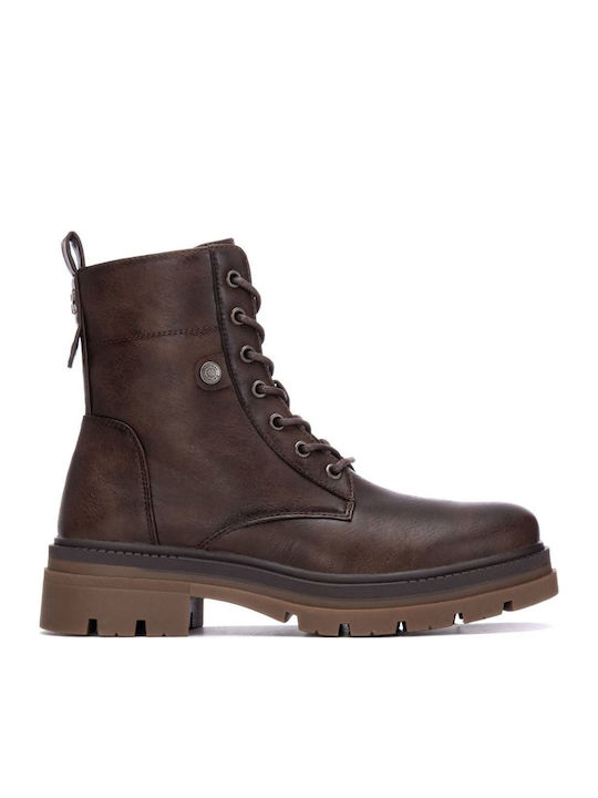 Stiefeletten Damen Taupe