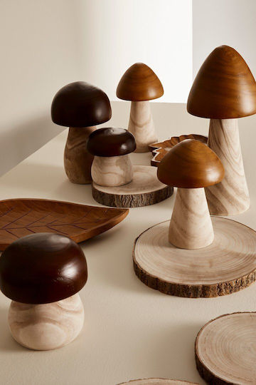 Pilz Dekoratives Hölzernes Braune 0186402
