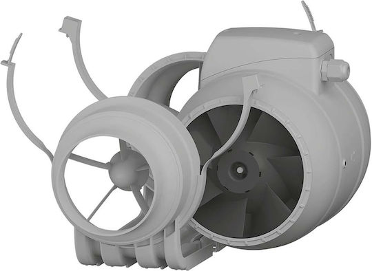VentEurope De perete Ventilator de Baie 99mm Gri
