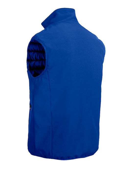 Stenso Bărbați Vestă de siguranță Impermeabilă Softshell Albastru