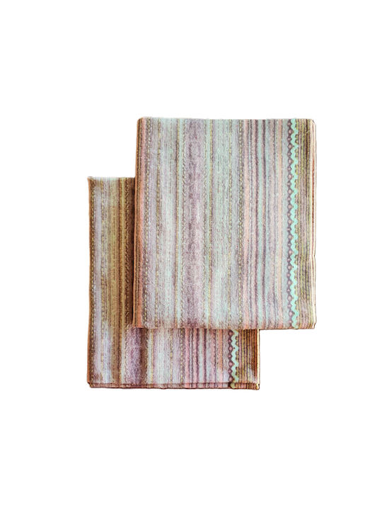 Kotonia Home Kissenbezug-Set mit Umschlagumschlag Multicolor 50x80cm.