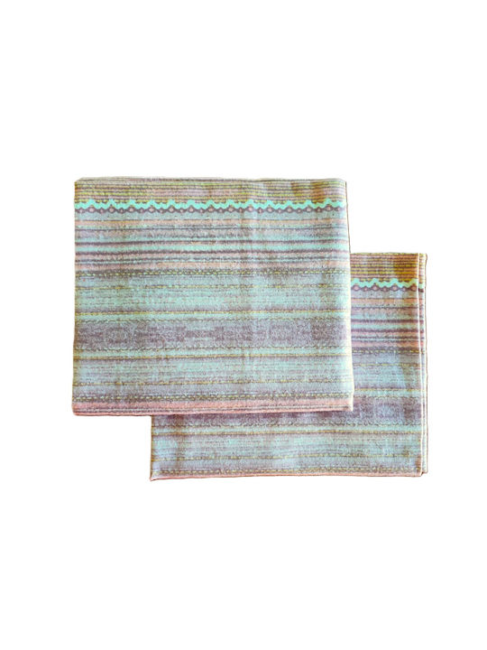Kotonia Home Kissenbezug-Set mit Umschlagumschlag Multicolor 50x80cm.