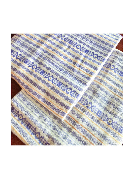 Kotonia Home Σετ Μαξιλαροθήκες με Φάσα Multicolor 50x80εκ.
