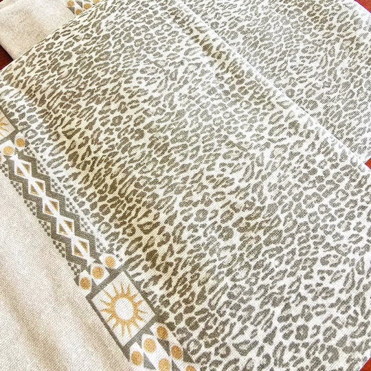 Kotonia Home Kissenbezug-Set mit Umschlagumschlag Beige 50x80cm.