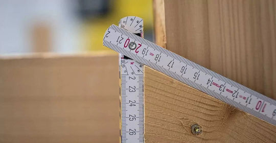 Stabila 17927 Wooden Folding Ruler 2m