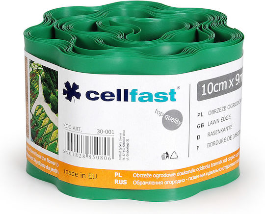 Cellfast Gardă Vie De Grădină Din Plastic Verde 10cm x 9m