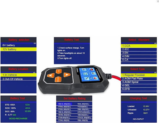 30239-410 Digitale Batterietester