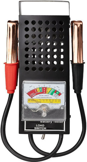 JBM 51235 Αναλογικό Battery Tester με Κροκοδειλάκια