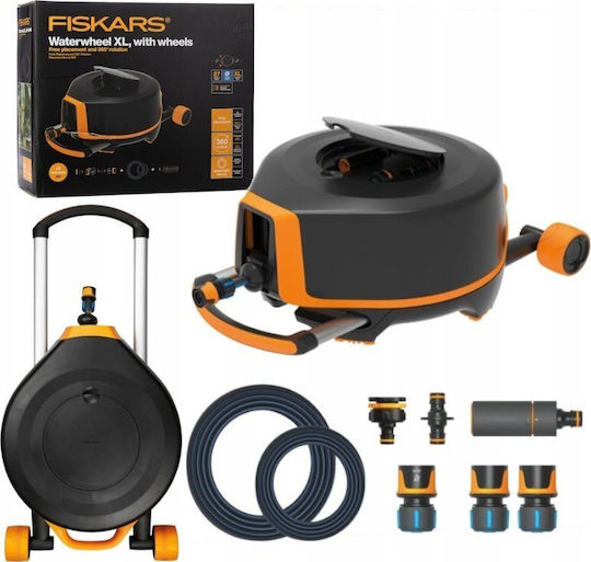 Fiskars Xl Automatic Reel Hose Wheels