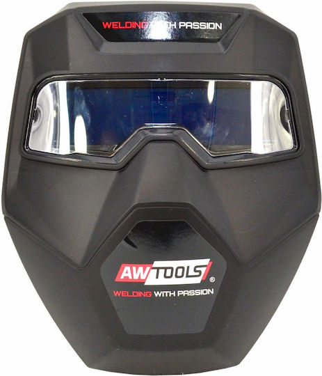 AWTools Ηλεκτρονική Μάσκα Ηλεκτροκόλλησης Οπτικού Πεδίου 195x75mm Μαύρη