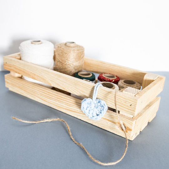 Creative Διακοσμητικό Καφάσι Κήπου Ξύλινο JAN-CD-SKRZYNKA-NATURAL-34x14x9 Creative Διακοσμητικό Καφάσι Κήπου Ξύλινο JAN-CD-SKRZYNKA-NATURAL-34x14x9