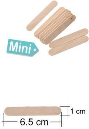Set Holzhandwerksdekoration Mp 6,5x1cm 50Stück