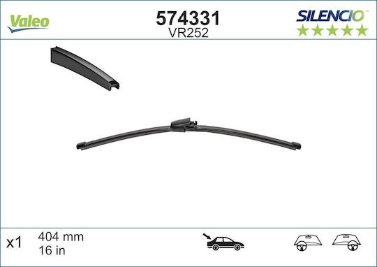 Valeo Silencio Πίσω Υαλοκαθαριστήρας Αυτοκινήτου 404mm