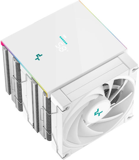 Deepcool AK620 Digital SE Dual Fan CPU Cooling with RGB for AM4/AM5/1200/115x Socket White