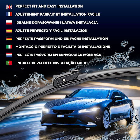 Valeo Silencio Set Ștergătoare Auto Față 700mm/400mm pentru Ford Turneo Connect / Tranzit Connect