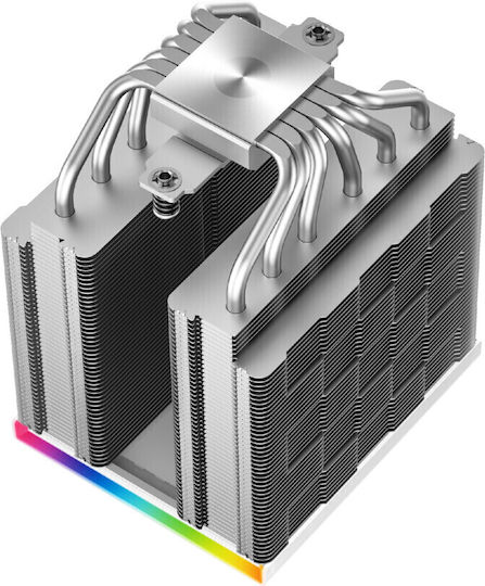 Deepcool AK620 Digital SE Dual Fan CPU Cooling with RGB for AM4/AM5/1200/115x Socket White