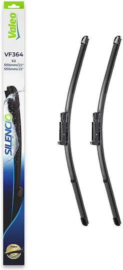 Valeo Silencio X.trm x2 Front Set Car Wiper Blades 555mm