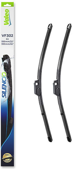 Valeo Silencio X.trm x2 Front Set Car Wiper Blades 550mm
