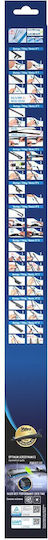 Valeo Silencio Front Car Wiper Blade Without Joint Spoiler 700/300mm 2 Pieces Renault Clio V 06.19