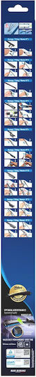 Lamele Ștergătoare Auto Valeo Silencio Set Frontal 580mm/350mm 2 buc Jointless Nissan Juke 06.10