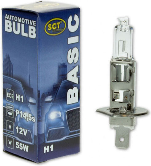 Sct Germany Λάμπα Αυτοκινήτου Basic H1 12V 55W