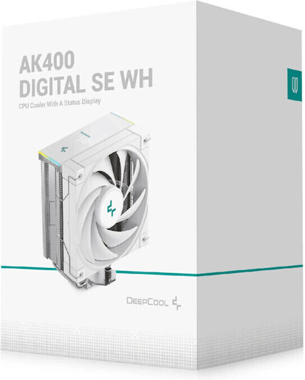 Deepcool AK400 DIGITAL SE CPU Kühlung für Socket /A/M/4/A/M/5/1/2/0/0/1/1/5/x/ Weiß