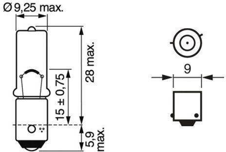 Bec 12v H6w 6w Pure Light Set 10 Pcs Bosch