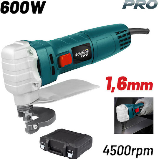 Bormann Pro Bmc5010 Sheet metal shears 600w - Cutting 1,6mm, Suitcase 070016