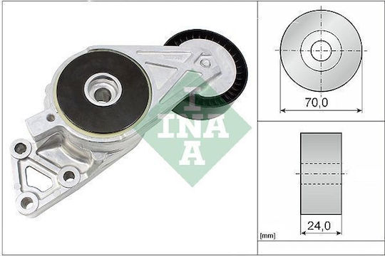 Ina Обтегач За ремък 70мм 24мм Volkswagen Буболечка Audi A3 1.6/1.8 533007630