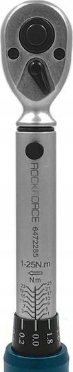 Rockforce Torque Wrench 1/4" 1-25 Nm 24.5cm