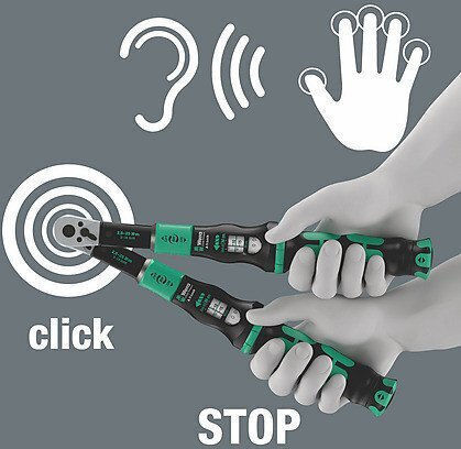 Wera Δυναμόκλειδο Καρέ 1/4" Ροπής 2.5-25 Nm Click-torque
