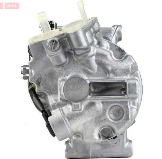 Denso Air Conditioning Compressor Nissan X-Trail III 1.6d/2.0d 04.14 6Sbh14c 7 Ribs 115mm Pulley 12V R134a R1234yf Pag 46 Yf 110ml Magnetic Clutch