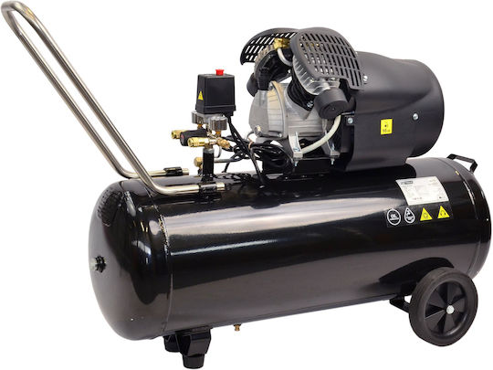 AWTools Compressor Μονοφασικό Κομπρεσέρ Αέρος 96dB με Ισχύ 3hp και Αεροφυλάκιο 100lt