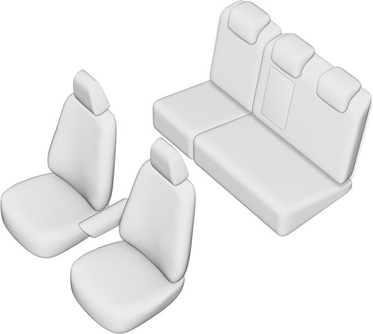 Set Umbrella Chairs Vw Tiguan 2012-2016 Split Bench Coffee Table L-shaped Headrests