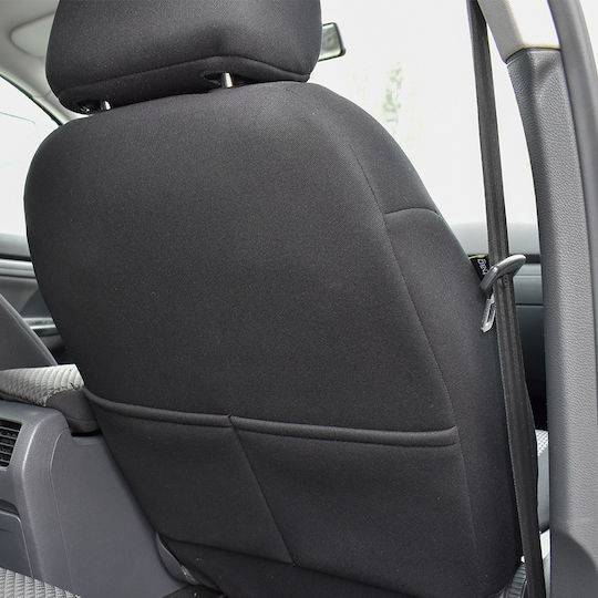 Umbrella Σετ Καλύμματα Αυτοκινήτου 3τμχ Volkswagen Touran Μαύρα
