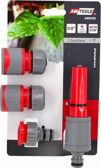 AWTools Water Gun Set with Quick Connects 2 Functions AW61120