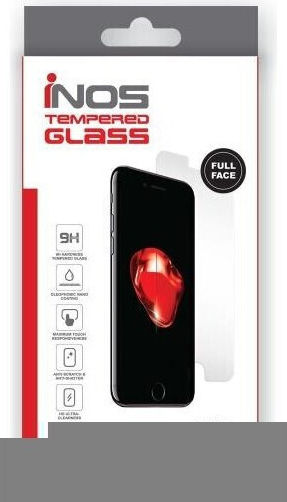 iNOS 0.33mm Full Face Tempered Glass Black (Realme C35)
