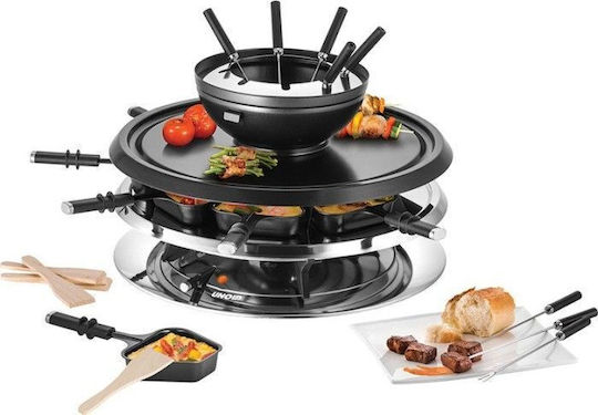 Unold Επιτραπέζια Ηλεκτρική Ψησταριά Raclette Λείας Πλάκας 1300W 40x40εκ.